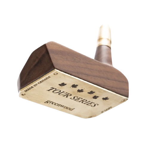 A black putter